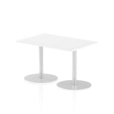 Dynamic Italia 1200 x 800mm Poseur Rectangular Table White Top 725mm High Leg ITL0252 DD